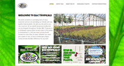 Desktop Screenshot of bctropicals.com